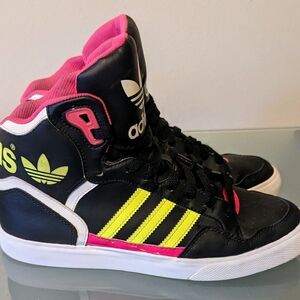 ADIDAS EXTABALL BLACK/M21162 RARE WOMEN SZ 8.5